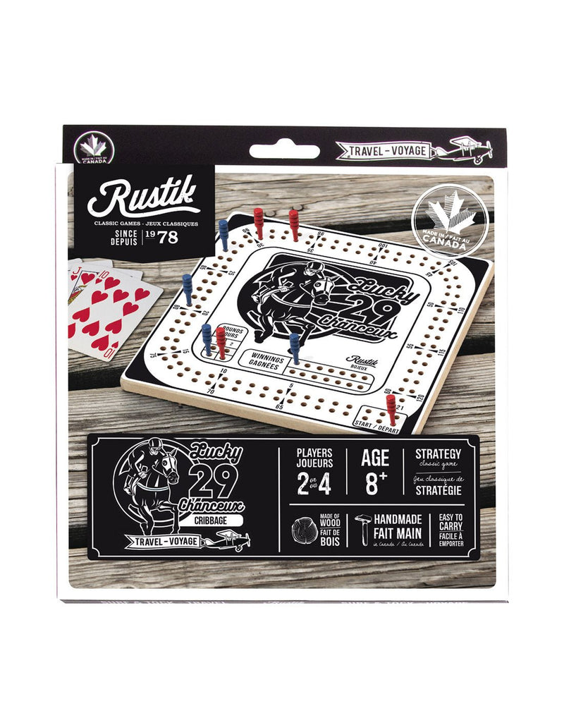 Lucky 29 Cribbage Travel Game front of box