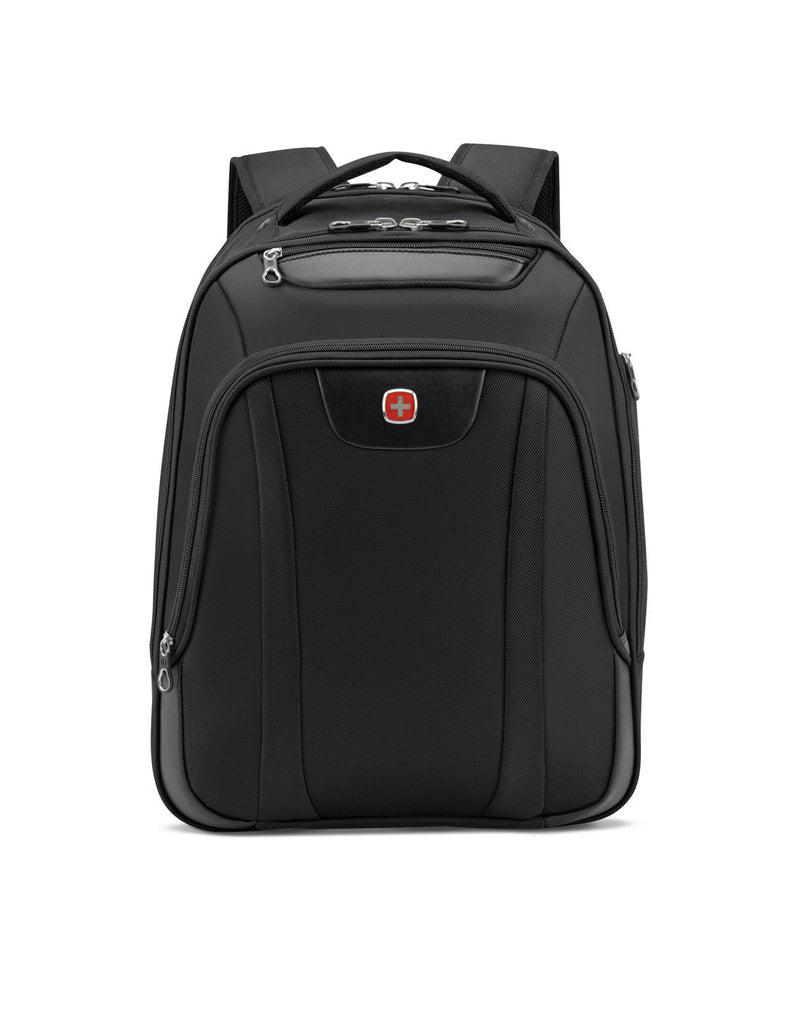 Swiss Gear Computer Backpack, black, front view