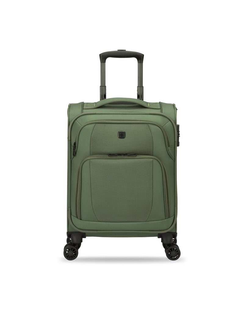 Swiss Gear Altitude 19" Carry-on Spinner in khaki, front view