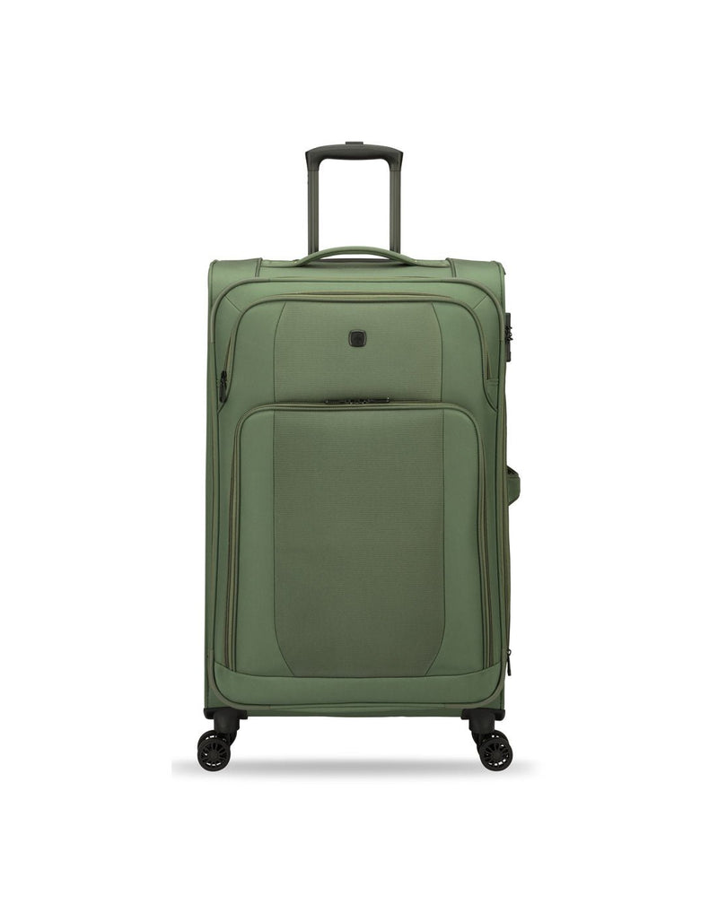 Swiss Gear Altitude 24" Expandable Spinner in khaki, front view