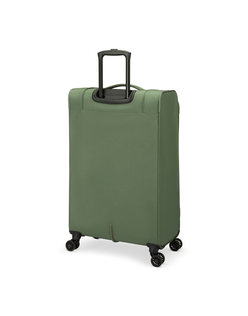 Swiss Gear Altitude 24" Expandable Spinner in khaki, back angled view