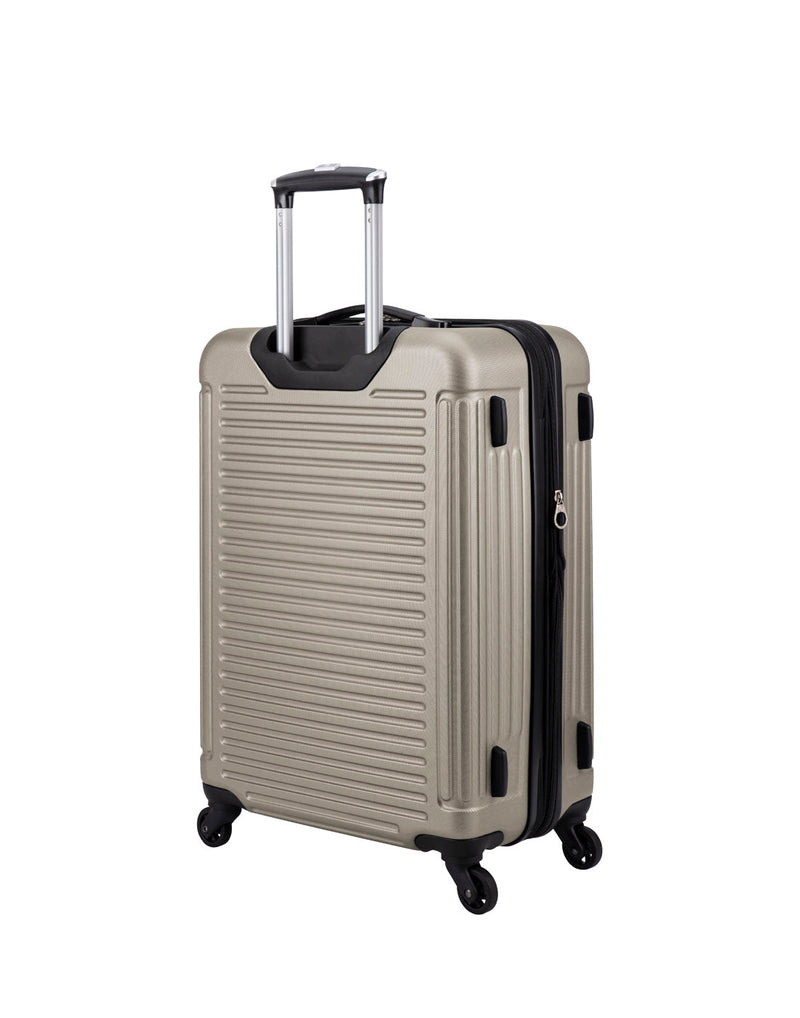 Swiss Gear Escapade 5 Hardside 24" Expandable Spinner, sand, back view