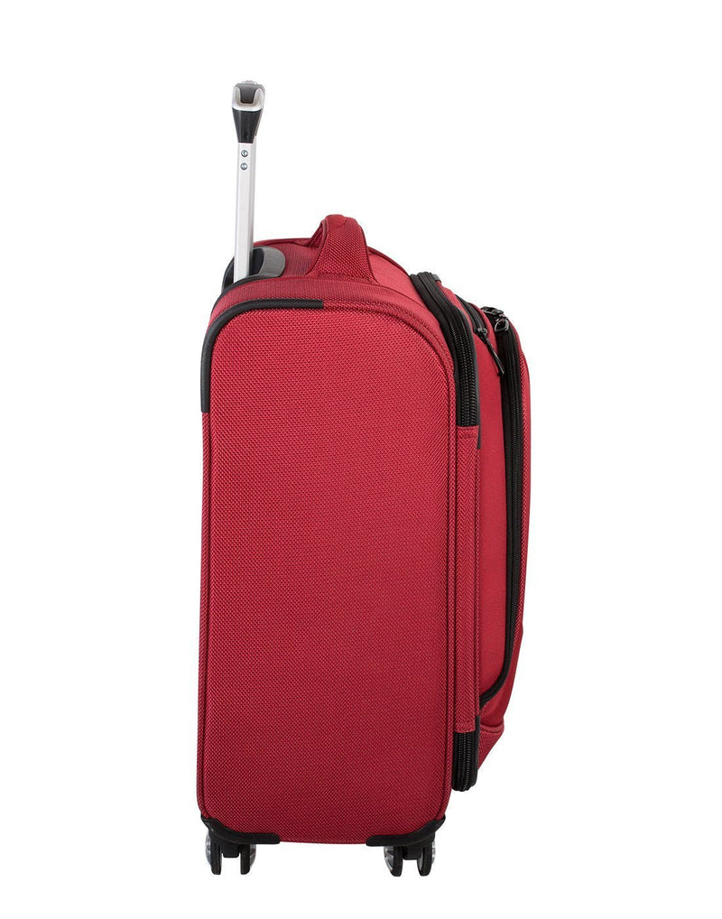 Swiss gear neolite 3 25" expandable spinner luggage bag right side view