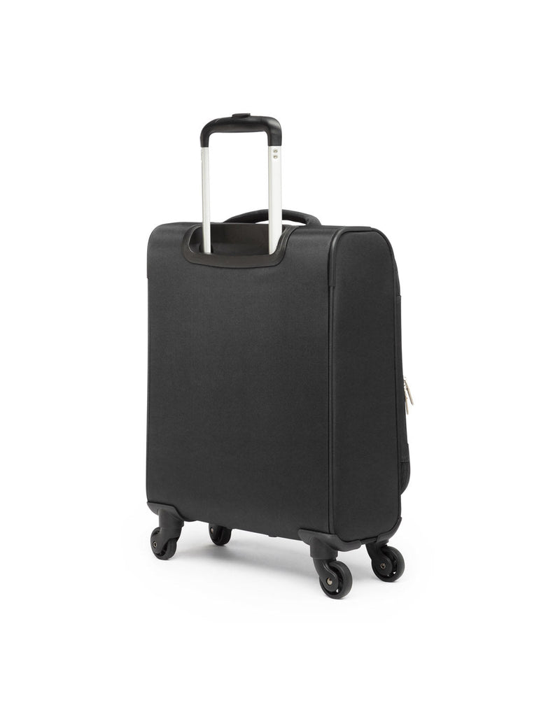 Swiss Gear Round Trip II 19" Carry-on Spinner, black, back angled view