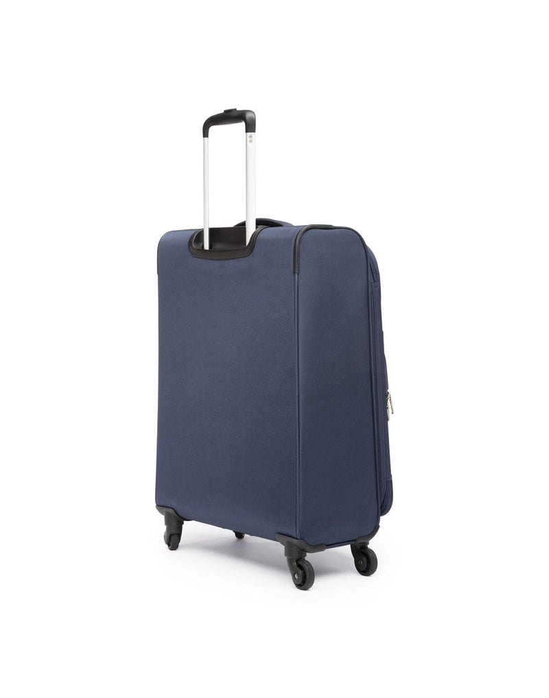 Swiss Gear Round Trip II 24" Expandable Spinner, blue, back angled view