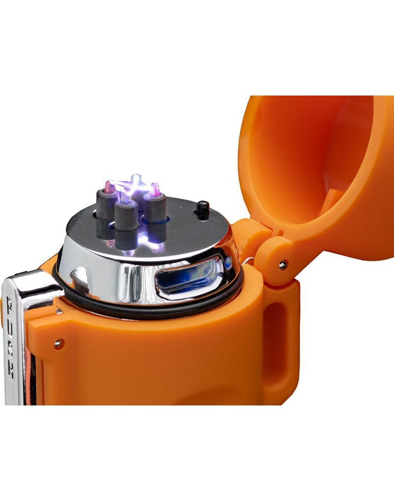 SOL Fire Lite™ Fuel-Free Lighter close up of electronic arcing device
