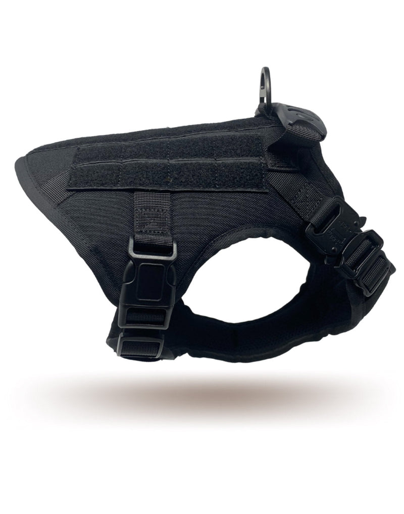 Right side view of  the tactical harness.