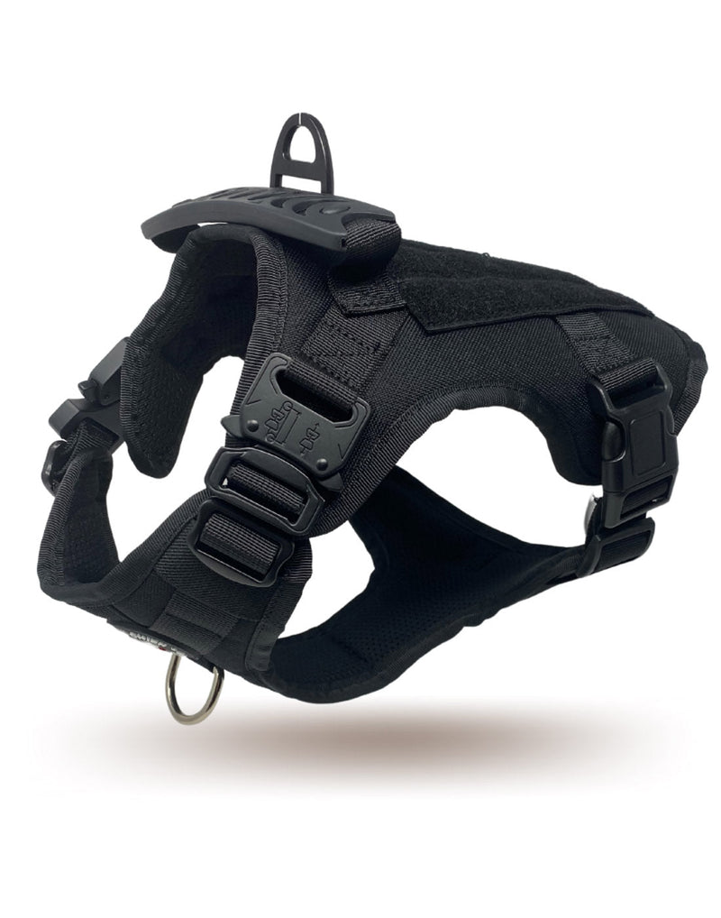 Left side view of  the tactical harness.