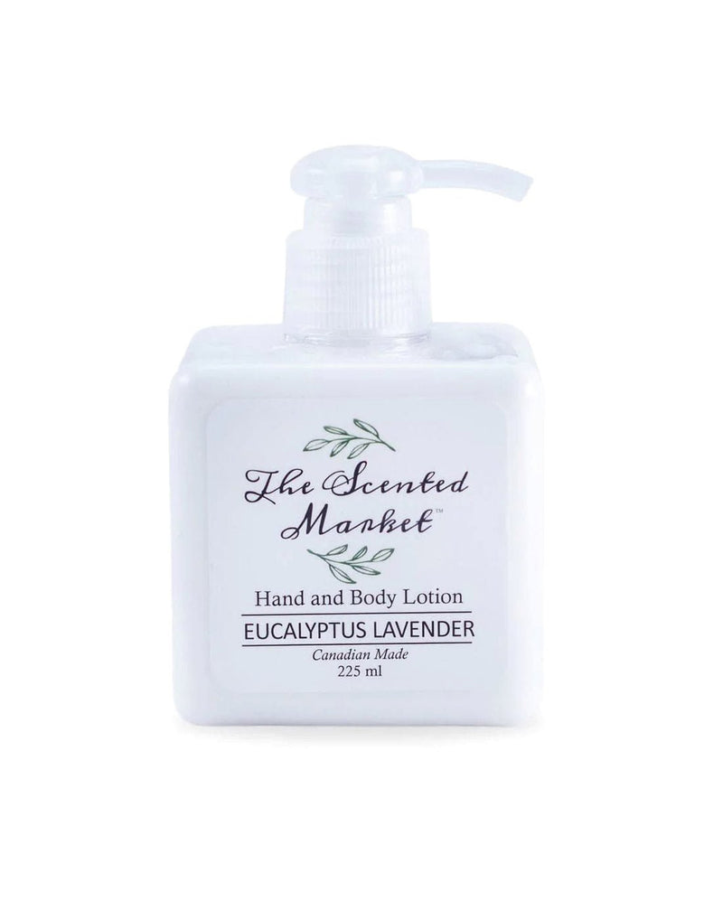 The Scented Market Hand and Body Lotion bottle, front view