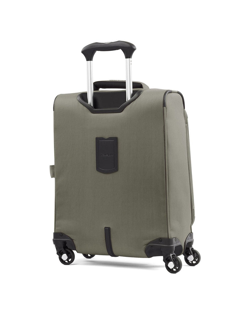 Travelpro maxlite 5 19" intl spinner slate green colour luggage bag back view