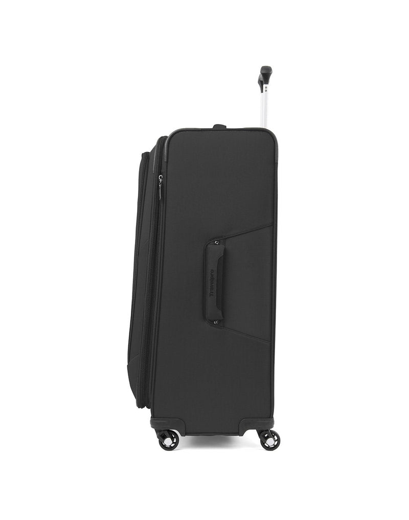 Travelpro maxlite 5 29" exp spinner black colour luggage bag side view