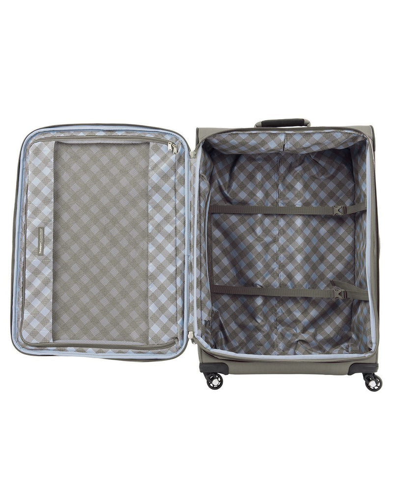 Travelpro maxlite 5 29" exp spinner slate green colour luggage bag interior