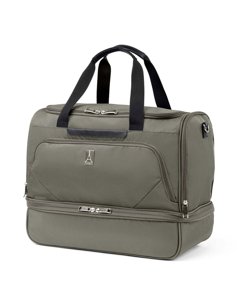 Travelpro Maxlite 5 Drop-Bottom Weekender Bag in slate green, front angled view