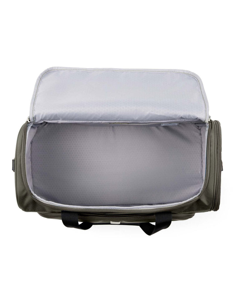Travelpro Maxlite 5 Drop-Bottom Weekender Bag inside view of main compartment