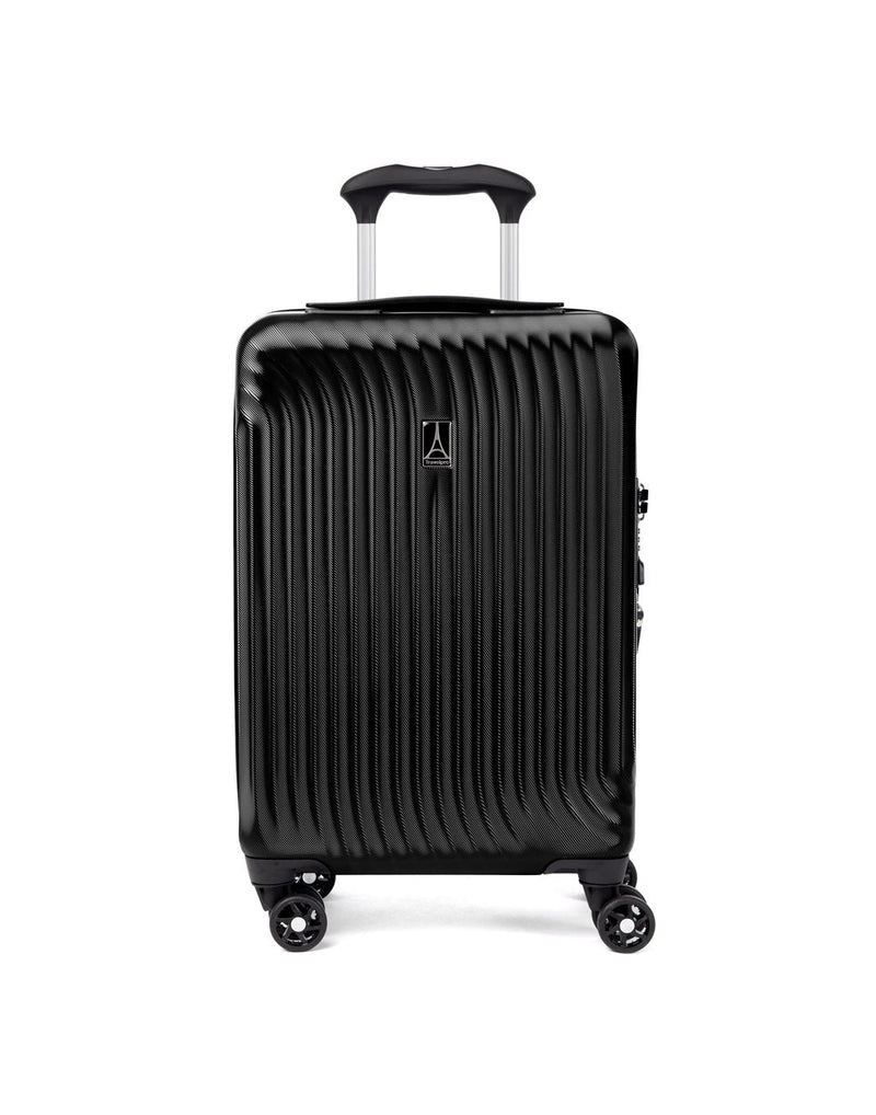 Travelpro Maxlite® Air Compact Carry-on Expandable Spinner, black, front view