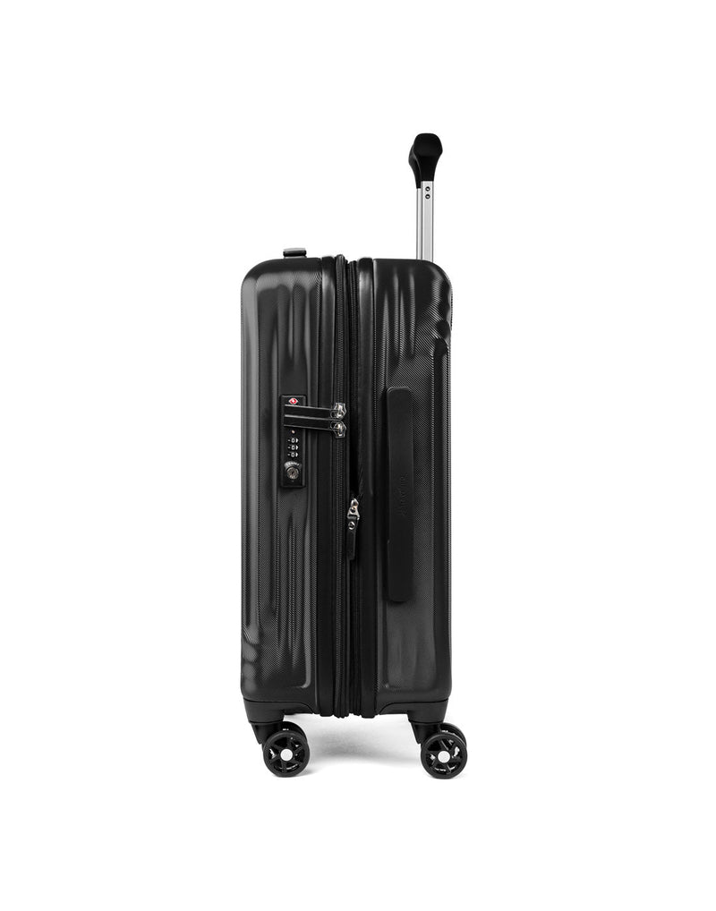 Travelpro Maxlite® Air Compact Carry-on Expandable Spinner, black, side view