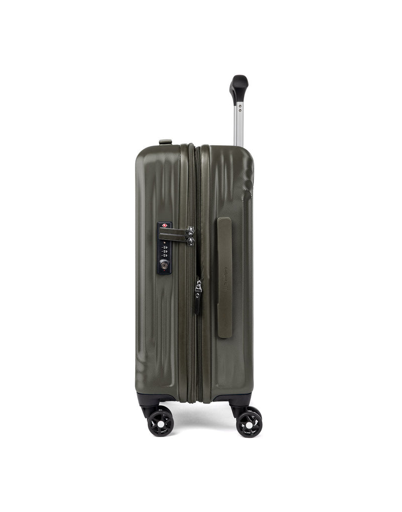 Travelpro Maxlite® Air Compact Carry-on Expandable Spinner, slate green, side view