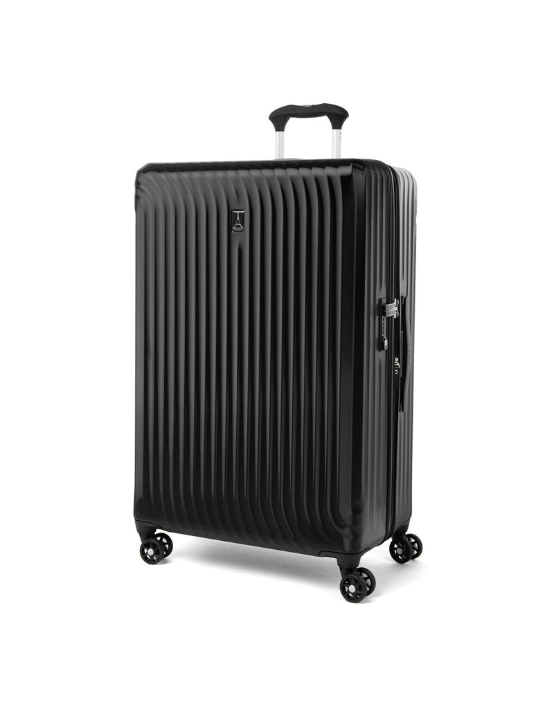 Travelpro Maxlite® Air Large Hardside Expandable Spinner, Black, Front angled view
