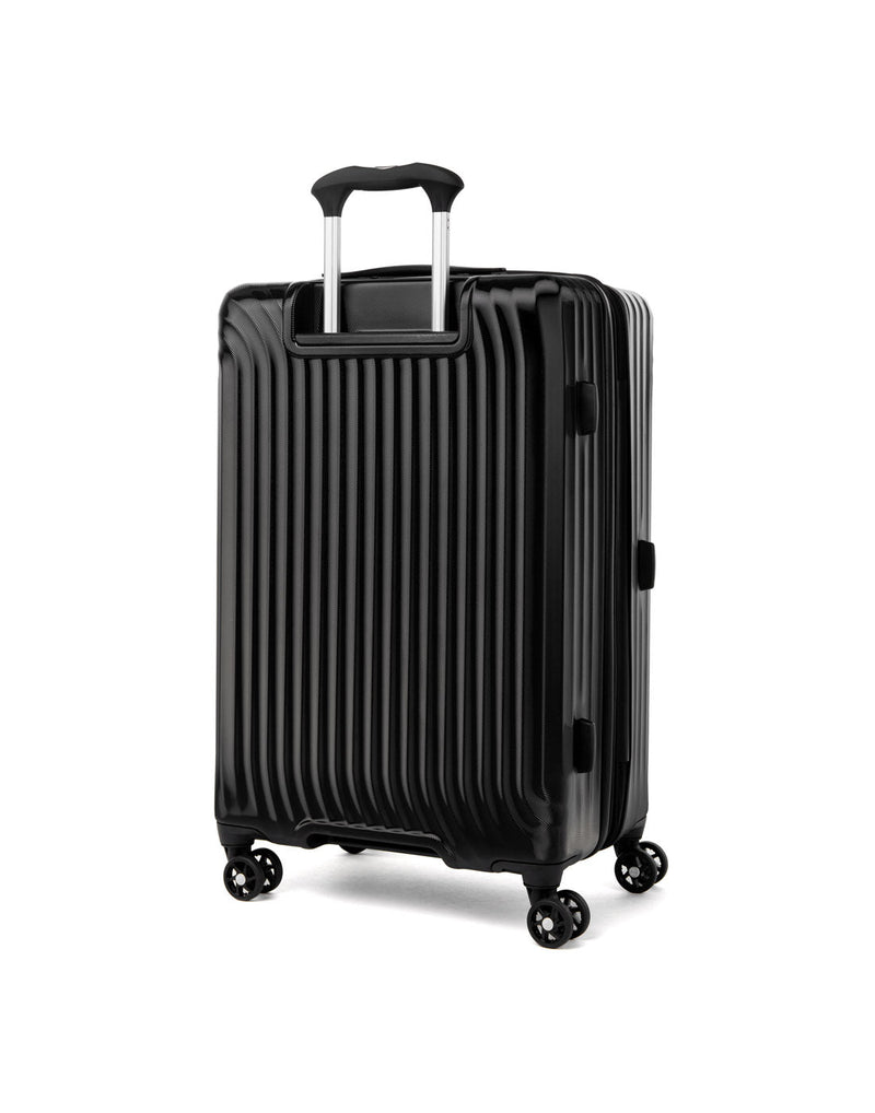 Travelpro Maxlite® Air Medium Hardside Expandable Spinner, black, back angled view