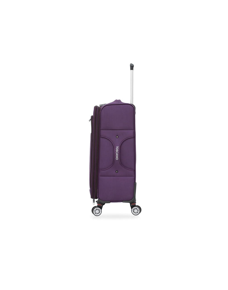 Tucci Italy Ricerca 26" Spinner, purple, side view