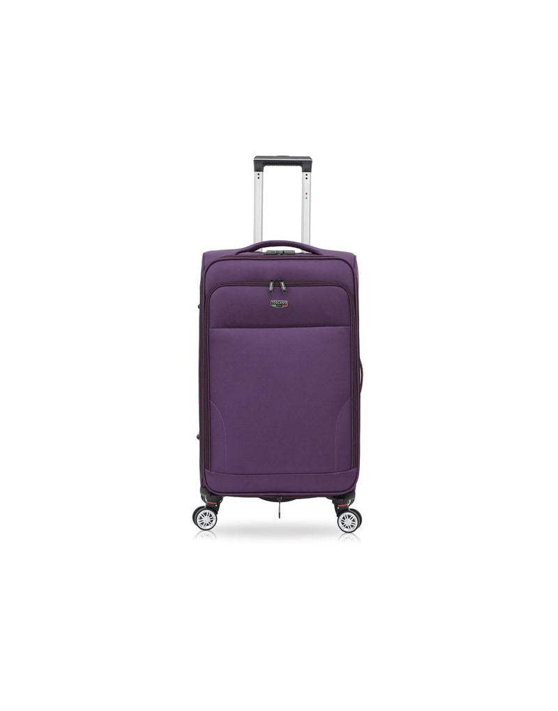 Tucci Italy Ricerca 26" Spinner, purple, front view