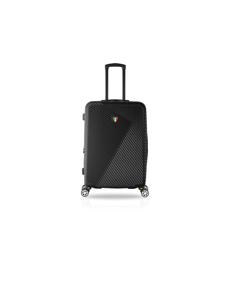 Tucci Tesoro 26" Hardside Carry-on Spinner in black, front view